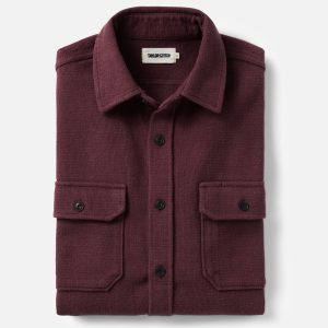 The Division Shirt in Black Cherry
