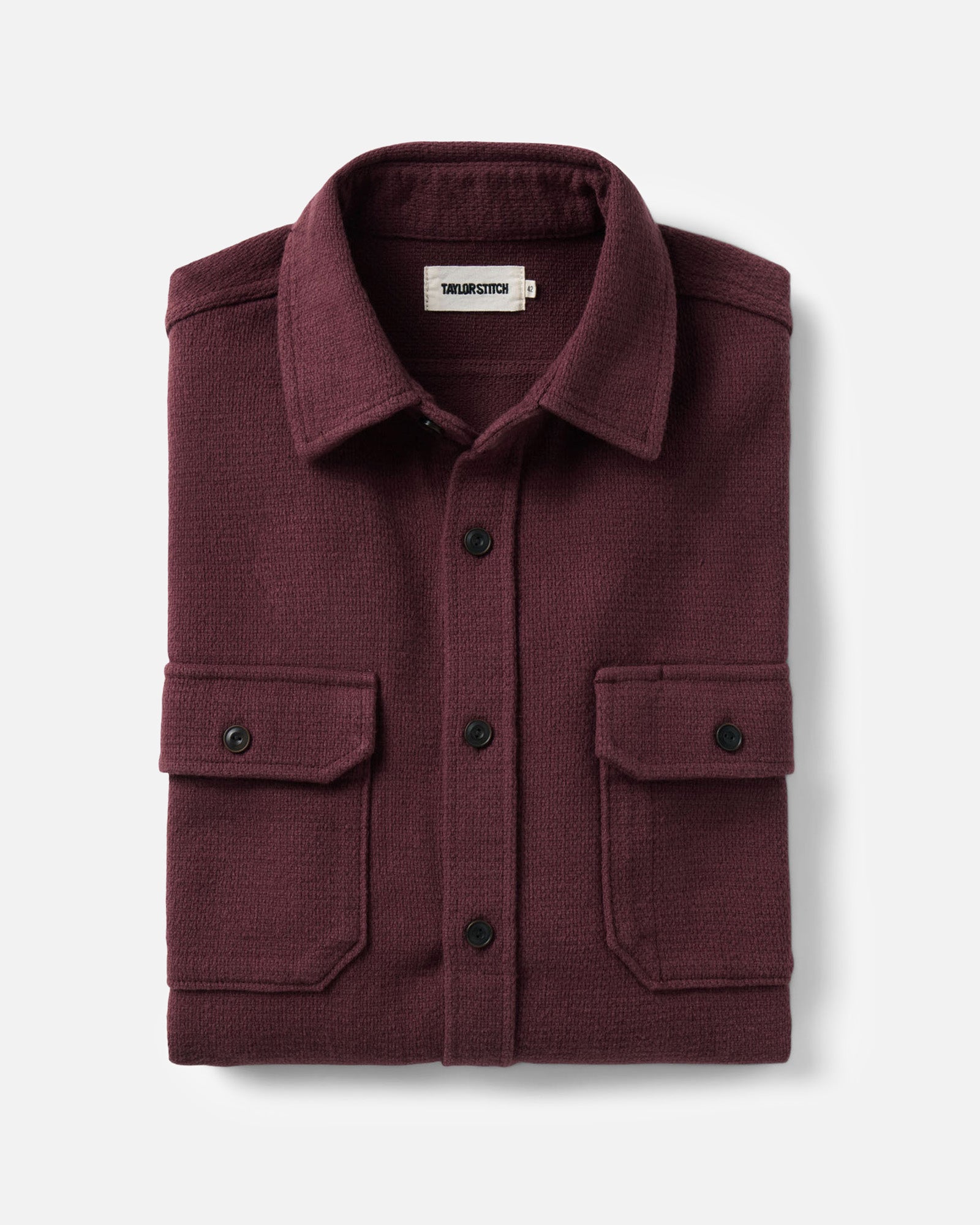 The Division Shirt in Black Cherry