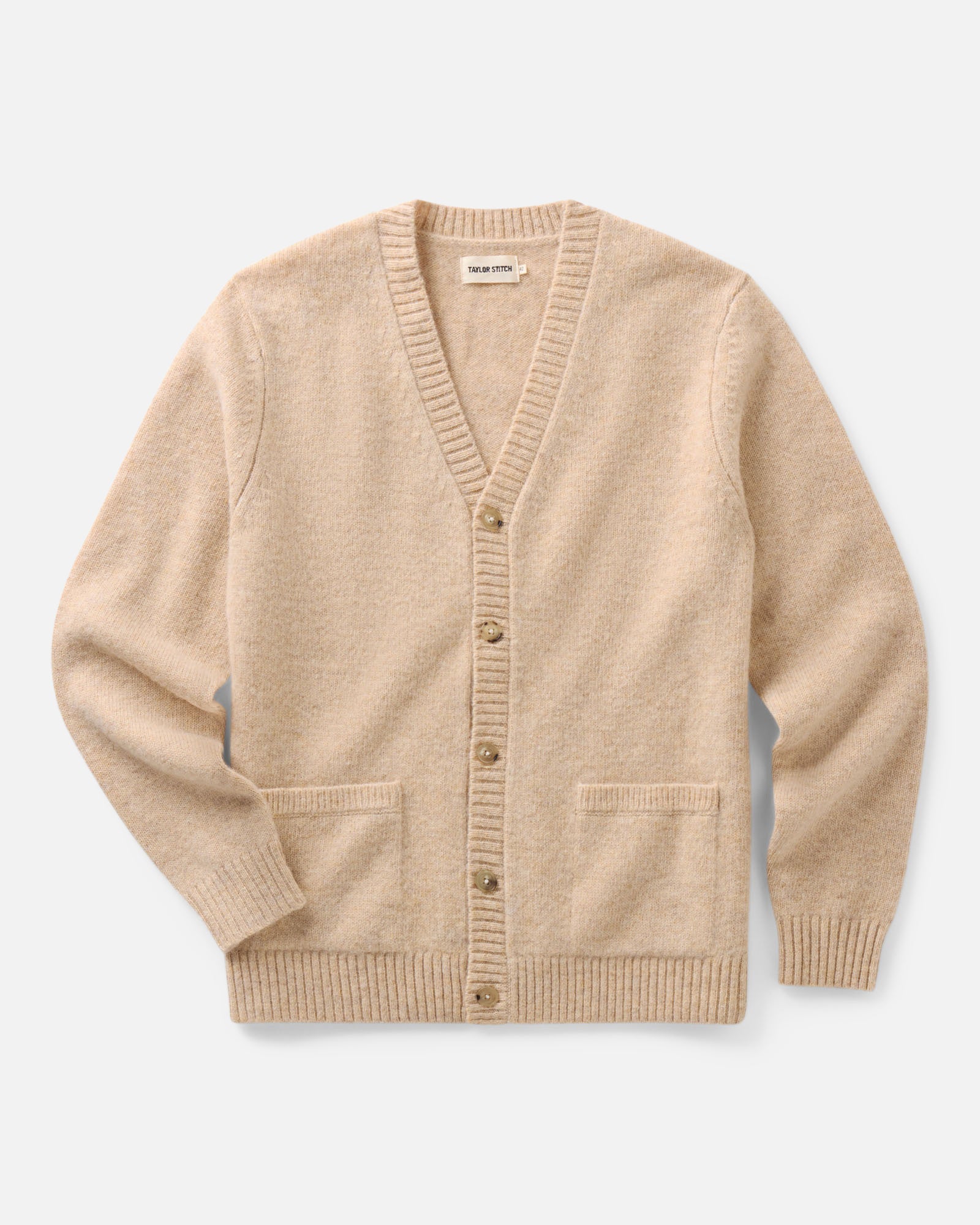 The Eastmoor Cardigan in Oatmeal Wool