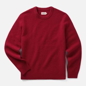 The Eastmoor Sweater in Claret Wool