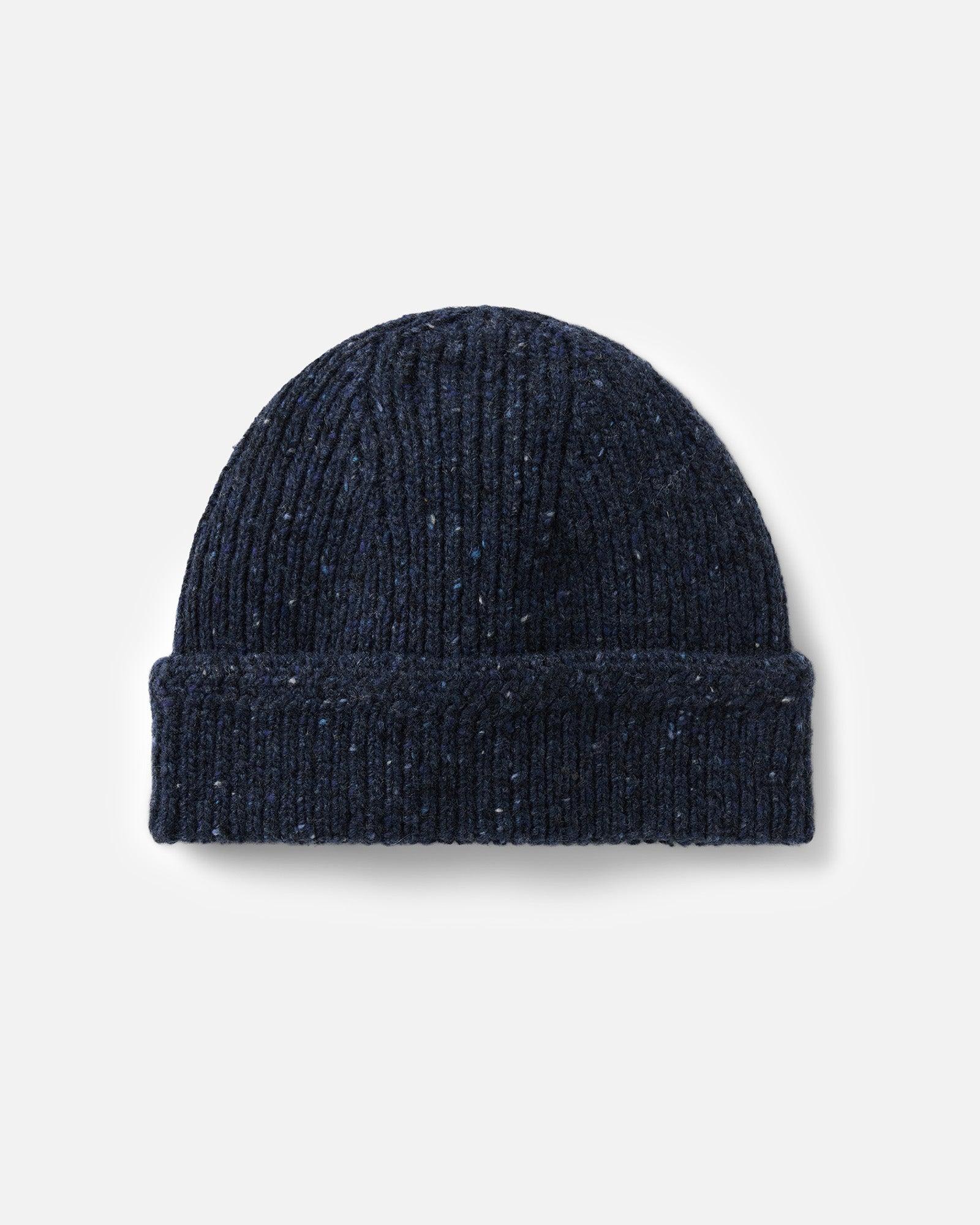 The Seafarer Beanie in Atlantic Blue Donegal