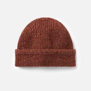 The Seafarer Beanie in Ember Donegal