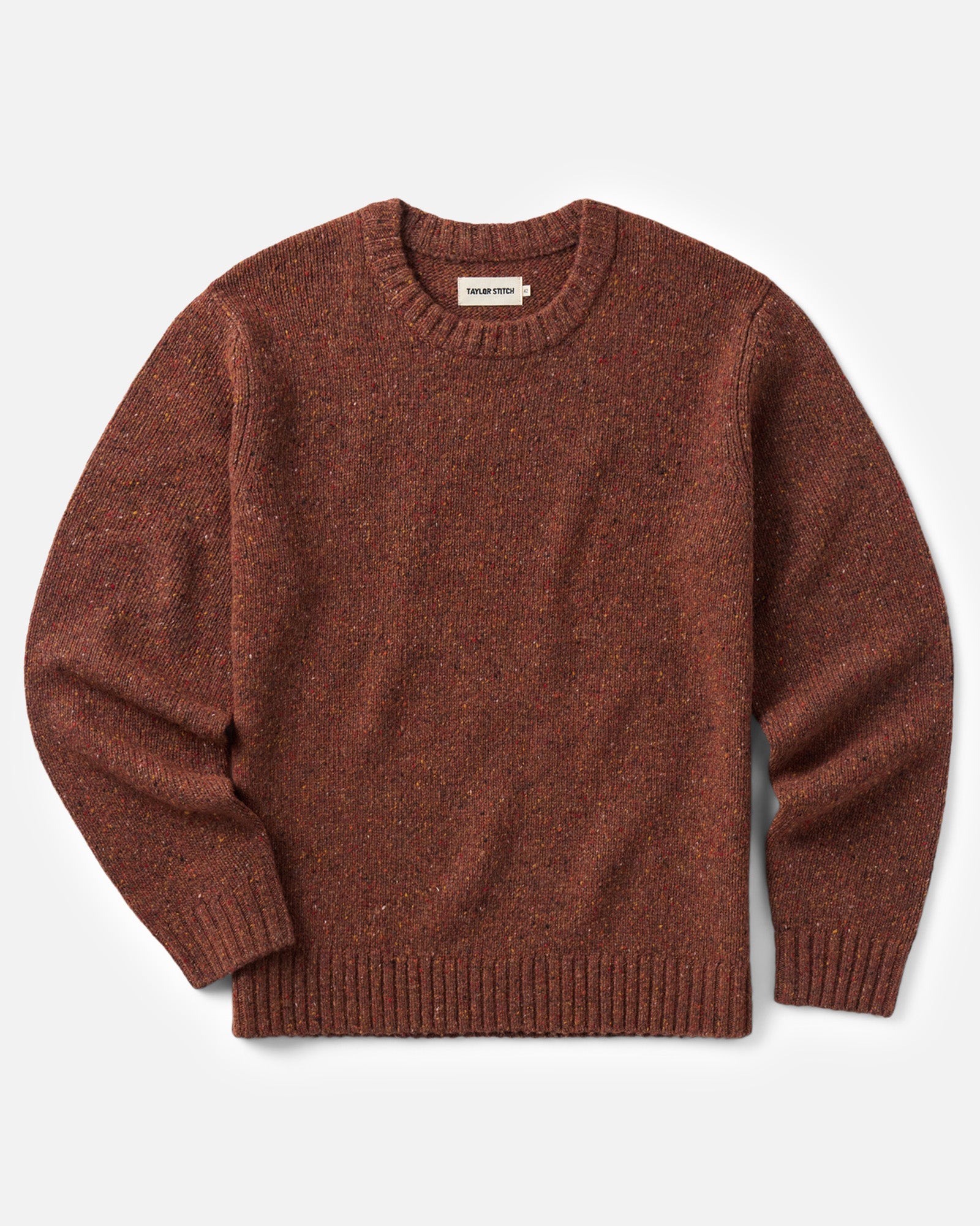 The Seafarer Crew Sweater in Ember Donegal